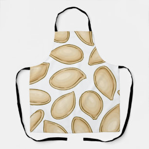 Pumpkin seeds pattern apron