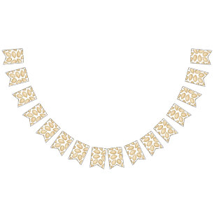 Pumpkin seeds pattern bunting