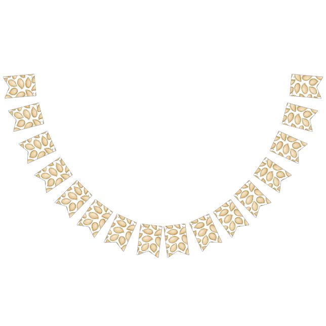 Pumpkin seeds pattern bunting  (All)