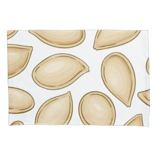 Pumpkin seeds pattern pillowcase
