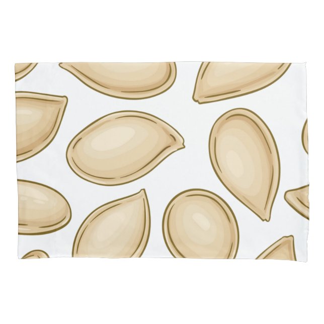 Pumpkin seeds pattern pillowcase (Front)