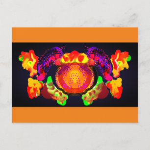 Pumpkin Set Mug Postcard