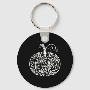 Pumpkin Shirt Women Cute Autumn Fall Thanksgiving  Key Ring