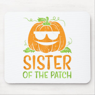 Pumpkin Sister Of The Patch Halloween Family Sis G Mouse Mat