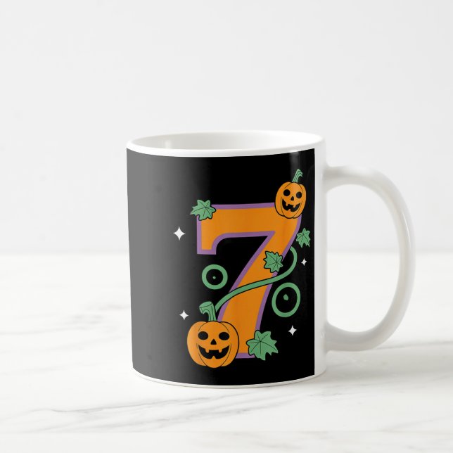 Pumpkin Six Seven 67 Matching 7 Halloween Couple  Coffee Mug (Right)