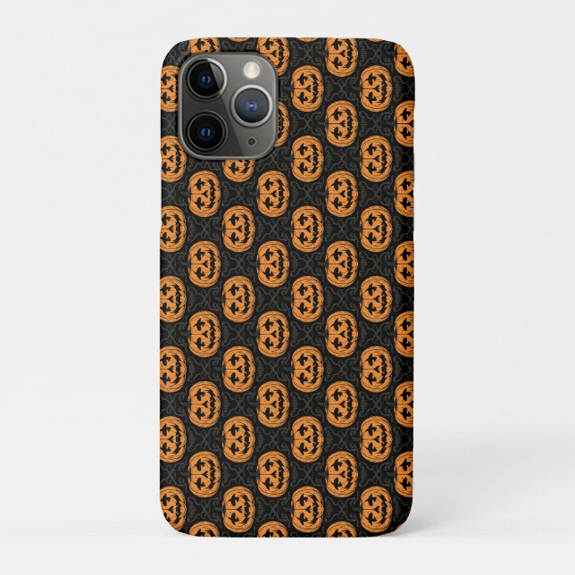 Pumpkin Skull Case-Mate iPhone Case (Back)