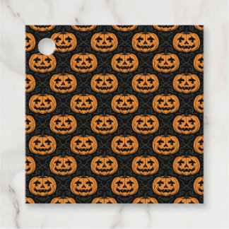 Pumpkin Skull Favour Tags