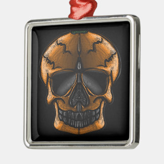 Pumpkin Skull Halloween Party Metal Tree Decoration