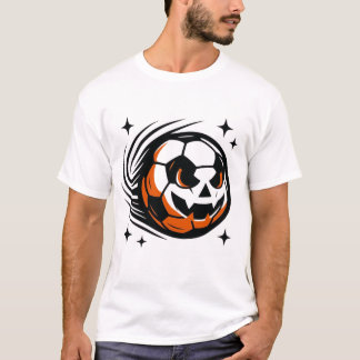 Pumpkin Skull Halloween T-Shirt – Swirly Horror 