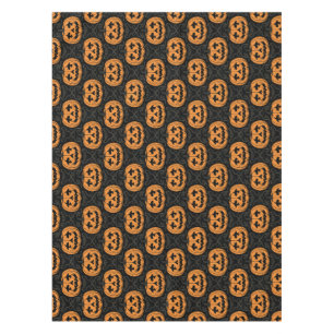 Pumpkin Skull Tablecloth