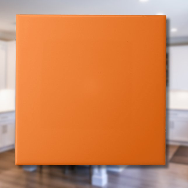 Pumpkin Solid Colour | Classic | Elegant Tile (Creator Uploaded)