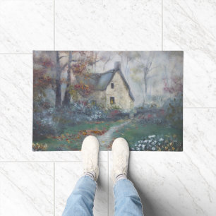 "Pumpkin Soup - An English Cottage" Doormat