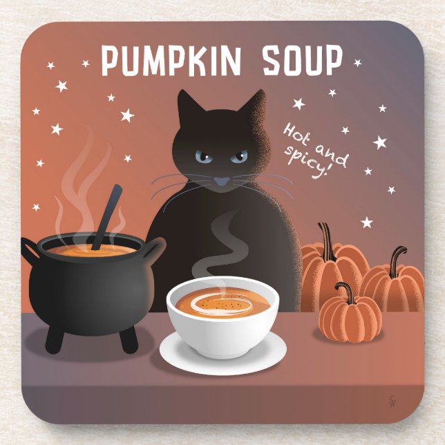 Pumpkin Soup Coaster (Front)