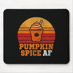 Pumpkin Spice Af Fun Men Husband Apparel Halloween Mouse Mat