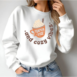 Pumpkin Spice and Cosy vibes Sweatshirt