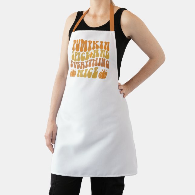 Pumpkin Spice And Everything Nice Apron (Insitu)