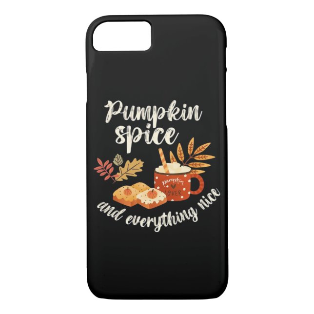 Pumpkin Spice And Everything Nice Basic Slogan Case-Mate iPhone Case (Back)