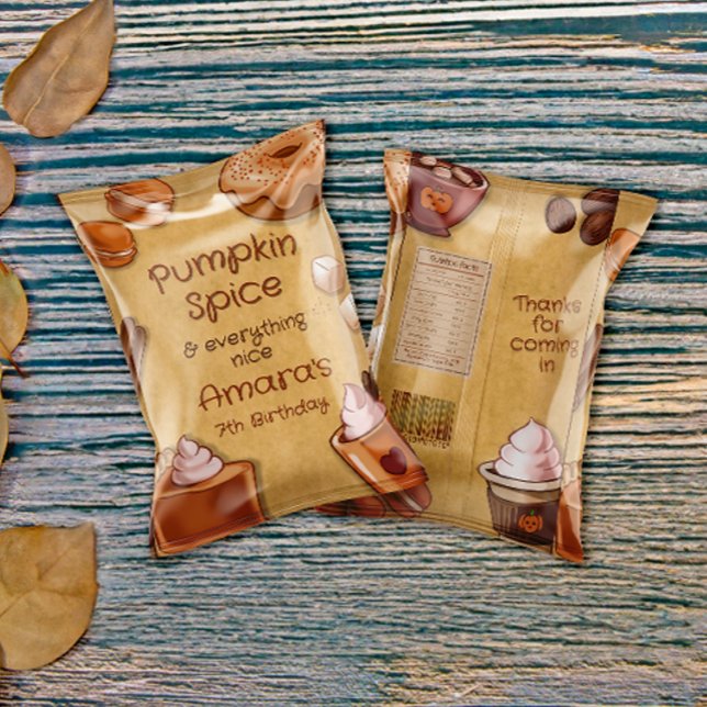 Pumpkin Spice and Everything Nice Chip Bag (Pumpkin Spice and Everything Nice Chip Bag)