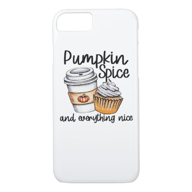 Pumpkin Spice And Everything Nice Cute & Funny Tre Case-Mate iPhone Case (Back)