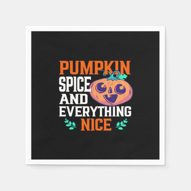 Pumpkin Spice And Everything Nice Essential Napkin (Front)