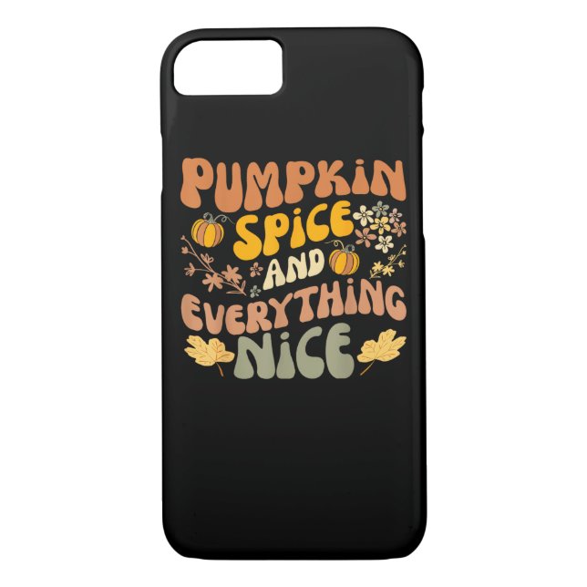 Pumpkin Spice And Everything Nice Fall Season Fall Case-Mate iPhone Case (Back)