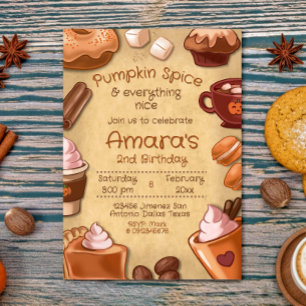 Pumpkin Spice and Everything Nice Invitation