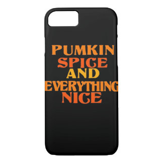 Pumpkin Spice And Everything Nice Quote Sloth iPhone 8/7 Case
