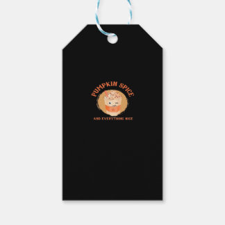 Pumpkin Spice And Everything Nice Slogan Gift Tags