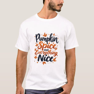Pumpkin Spice And Everything Nice Sloth For Autumn T-Shirt