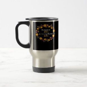 Pumpkin Spice And Everything Nice Sloth Halloween Travel Mug
