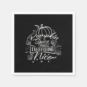 Pumpkin Spice And Everything Nice - Viral Autumn Q Napkin