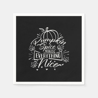 Pumpkin Spice And Everything Nice - Viral Autumn Q Napkin