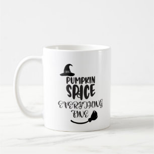 Pumpkin Spice and Everything Nice with Witch Hat Coffee Mug