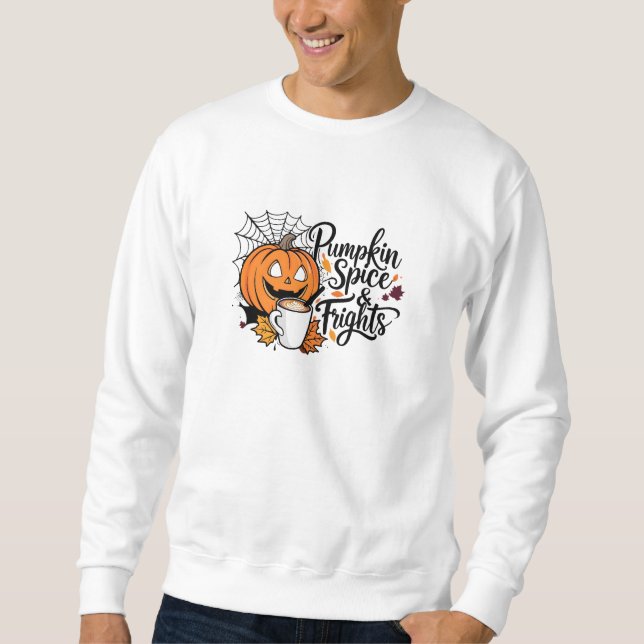 Pumpkin Spice and Frights Sweatshirt (Front)