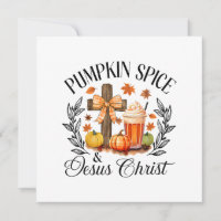 Pumpkin Spice And Jesus Christ Cross Pumpkin Chris