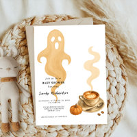 Pumpkin Spice Autumn Coffee drinks Baby Shower