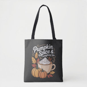 Pumpkin Spice Autumn Tote Bag