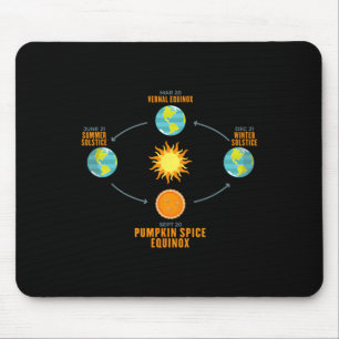 Pumpkin Spice Autumnal Equinox  Celestial Fall Ast Mouse Mat