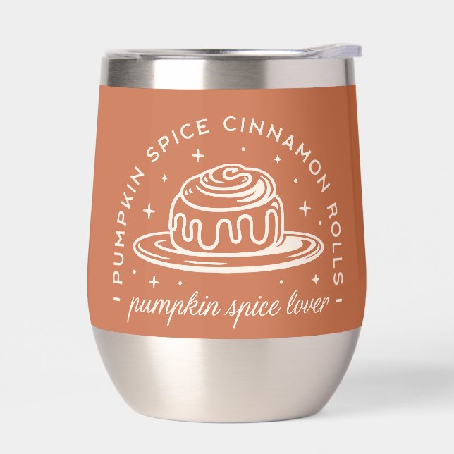 Pumpkin Spice Cinnamon Rolls (Left)