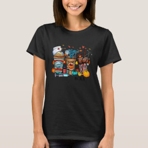 Pumpkin Spice CNA Nurse Pumpkin Fall vibes outfit  T-Shirt