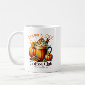 Pumpkin Spice Coffee Club Mug