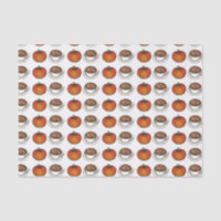 Pumpkin Spice Coffee Latte Tissue Paper Gift Wrap