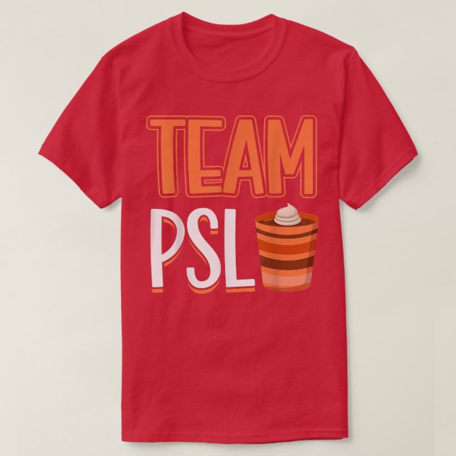 Pumpkin Spice Coffee Lovers Autumn Fall Season Tea T-Shirt (Design Front)