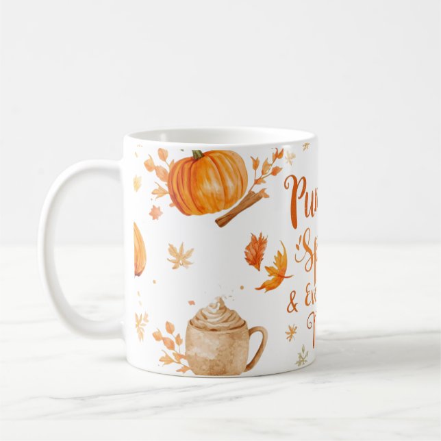 Pumpkin spice coffee mug (Left)