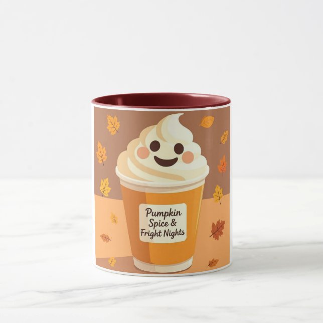 Pumpkin Spice Coffee Mug — Autumn Halloween  (Center)