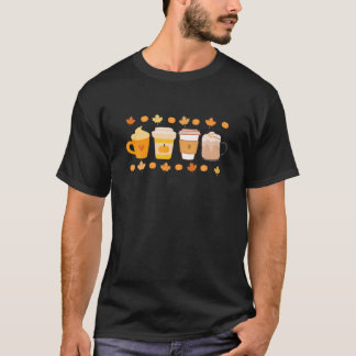 Pumpkin Spice Coffee, Pumpkin Season, Cozy Autumn T-Shirt