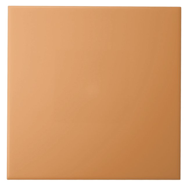 Pumpkin Spice Color | #E69855  Tile (Front)