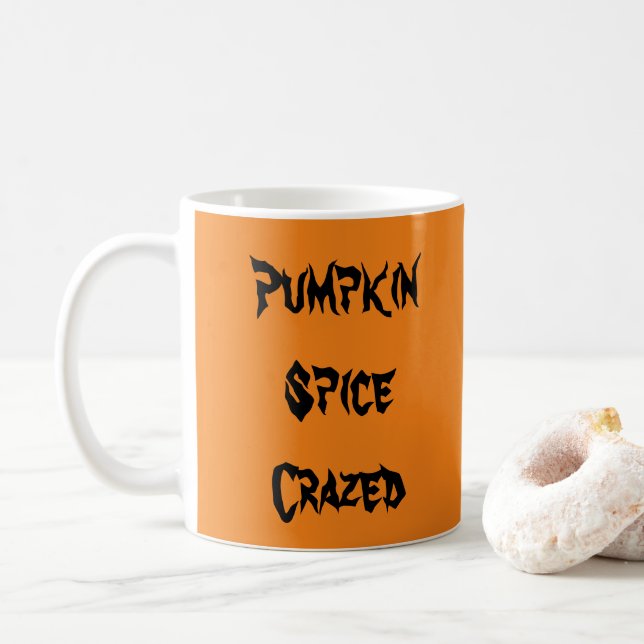 Pumpkin Spice Crazed Coffee Mug (With Donut)