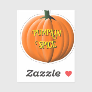 Pumpkin Spice Customisable Text