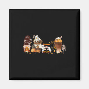 Pumpkin Spice Cute Latte Iced Autumn Coffee Fall H Magnet